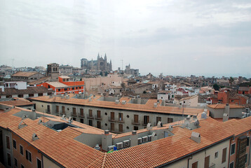 view of Palma city, Majorca Island