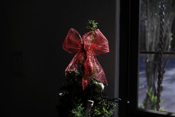 Mo&ntilde;o en &aacute;rbol de navidad 
