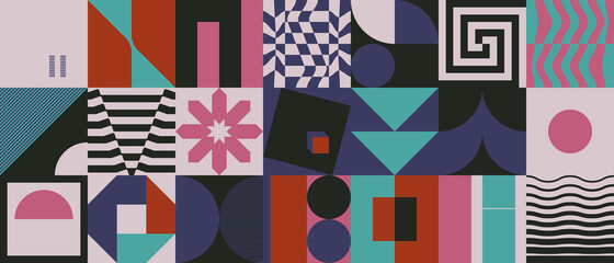 Fototapeta premium Digital Design Abstract Vector Pattern