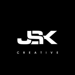 JSK Letter Initial Logo Design Template Vector Illustration