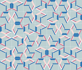 Simple Geometric Pattern Design With Basic Geometry Forms
