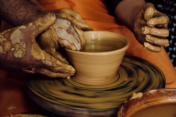 hands of a potter