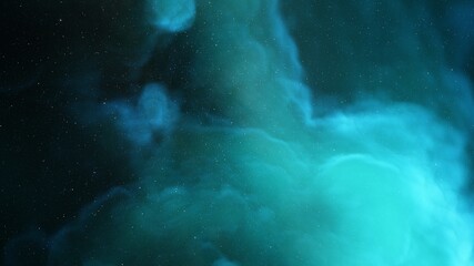 nebula gas cloud in deep outer space, abstract colorful background