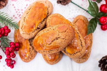 Typical corn and honey pastry