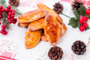 Typical corn and honey pastry