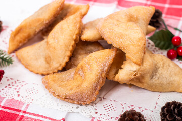 Typical chickpea or sweet potato pastry