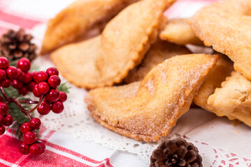 Typical chickpea or sweet potato pastry