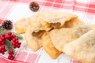 Typical chickpea or sweet potato pastry
