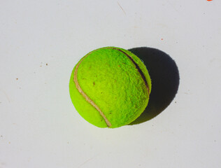 tennis ball on the court