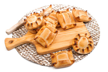 Savory pastries of meat
