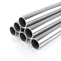 Metal products. 3D Rendering.