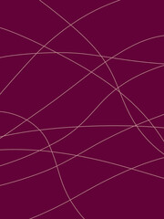abstract lines, minimalistic background. wine red modern wallpaper, digital illustration