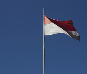 Fototapeta na wymiar flag of the indonesian country