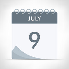 July 9 - Calendar Icon