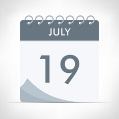 July 19 - Calendar Icon