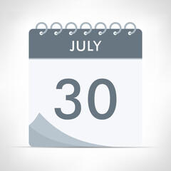 July 30 - Calendar Icon