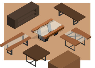 set of furniture