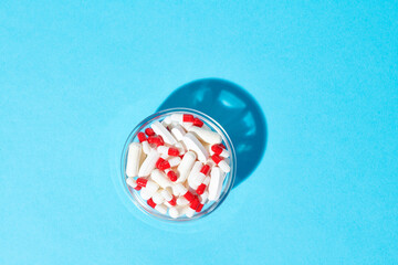 Capsules and Pills  in Bowl