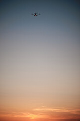airplane in the sky