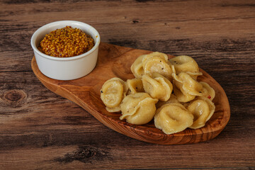 Dumplings with meat and spices