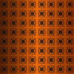 Golden abstract Mandal ornate pattern for background, invitations, cards, premium templates.