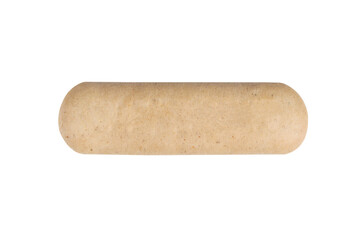 Baby biscuits on isolated white background
