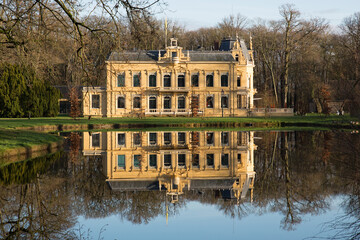 Castle palace in the park Nienoord Leek Groningen