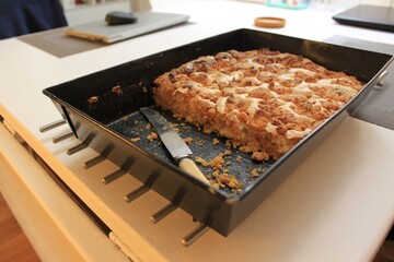 delicious apple pie on the table