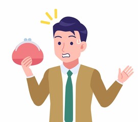 ネクタイをした若い男性