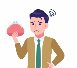 ネクタイをした若い男性