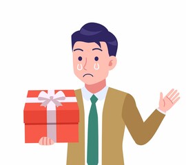 ネクタイをした若い男性