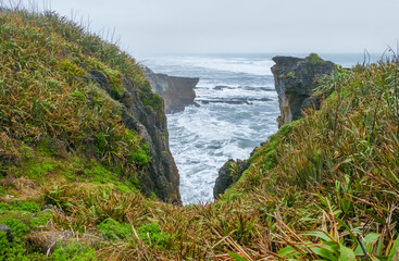 Pancake Rocks in New Zealand