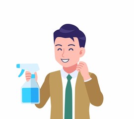 ネクタイをした若い男性