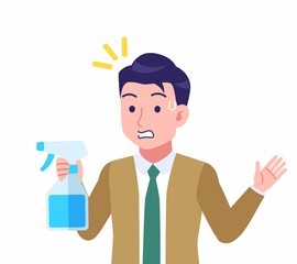 ネクタイをした若い男性