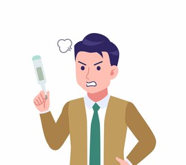 ネクタイをした若い男性