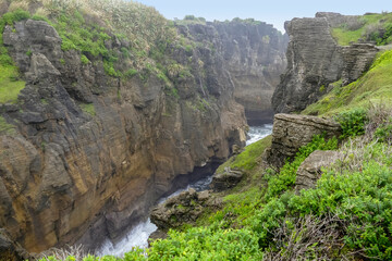 Obraz premium Pancake Rocks in New Zealand