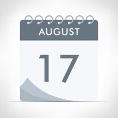 August 17 - Calendar Icon