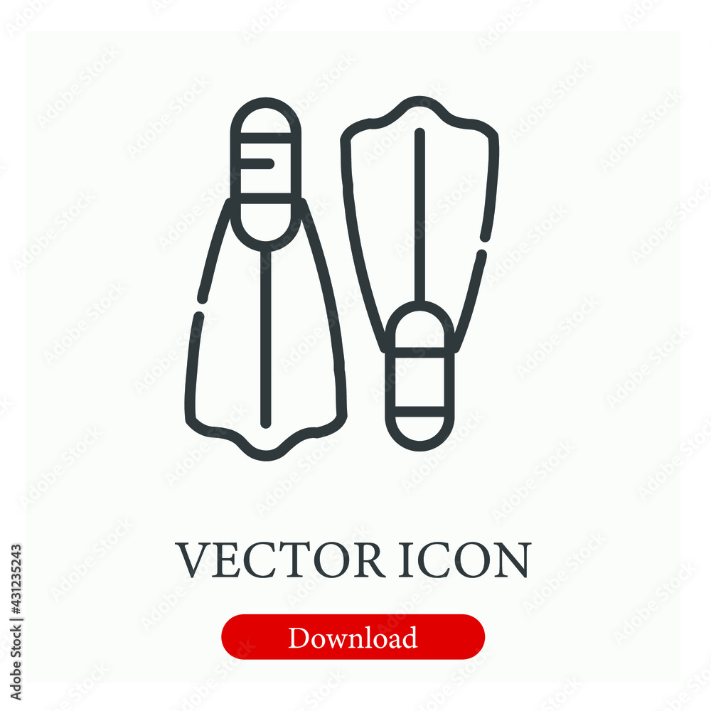 Poster flipper vector icon. editable stroke. linear style sign for use on web design and mobile apps, logo.