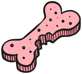 Dog food icon  style color vector illustration