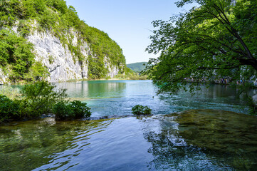 Lakes in Plitvice Lakes National Park, Croatia