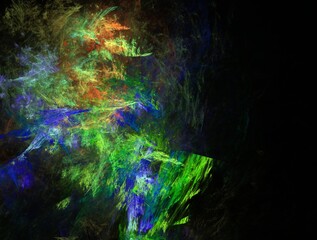 Imaginatory fractal background generated Image