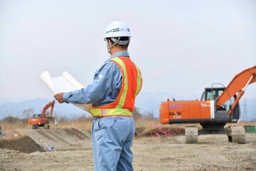 建設工事・施工管理する現場監督
