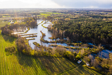 Ponds in the village of Strobów