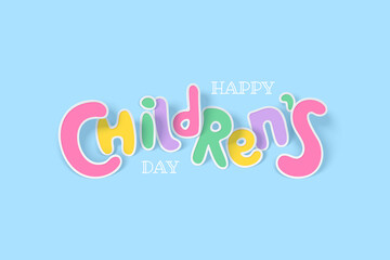 Happy childrens day background