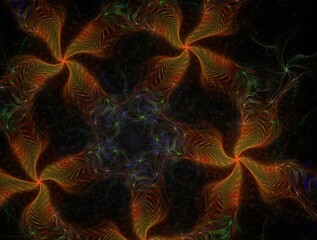 Imaginatory fractal background generated Image