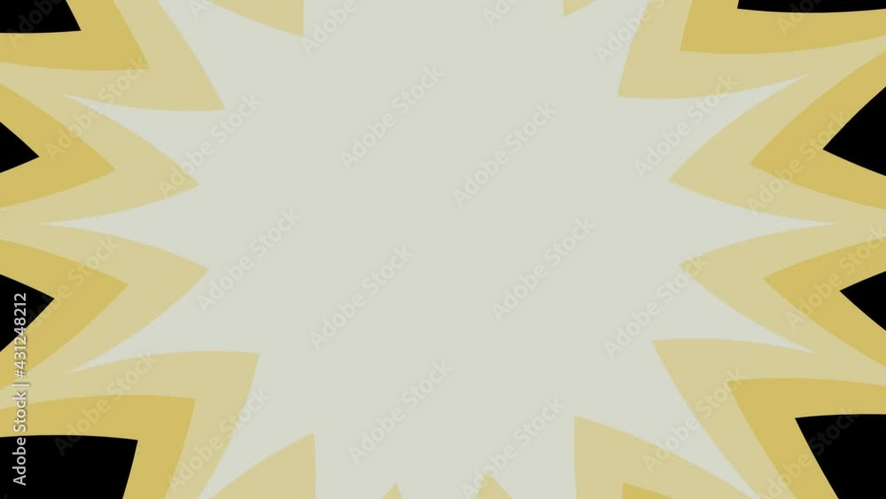 Poster animation of a flash of light with a transparent background