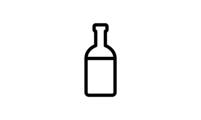 drink icon outline style black and white background perfect pixel