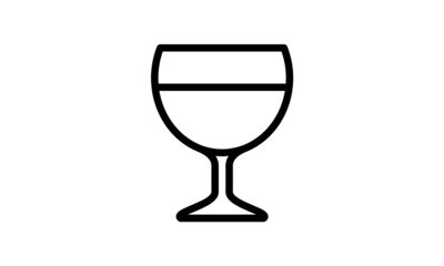 drink icon outline style black and white background perfect pixel