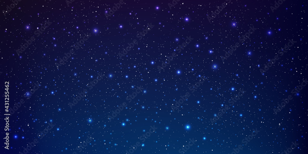 Wall mural beautiful milky way galaxy background with nebula cosmos. stardust in deep universe and bright shini
