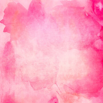 Hot Pink Watercolor Background